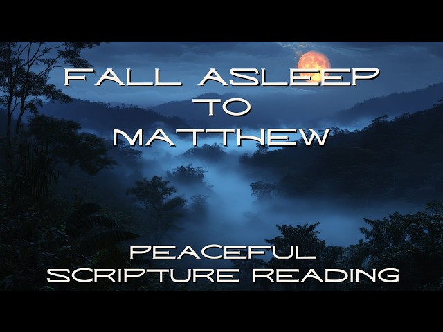 Fall Asleep to the Book of Matthew / Peaceful Scripture Reading (Audio & Text)