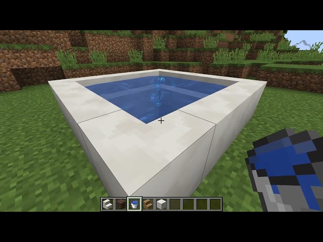 Minecraft - How To Make A NEW Working Hot Tub
