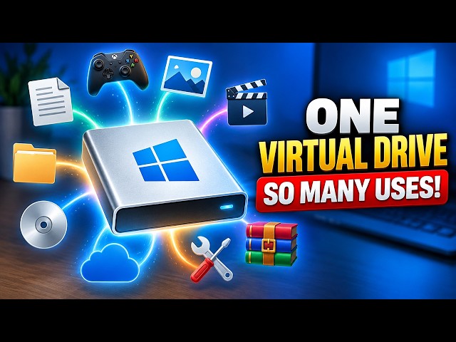 💻 One Virtual Drive, So Many Uses! | Hidden Windows Feature