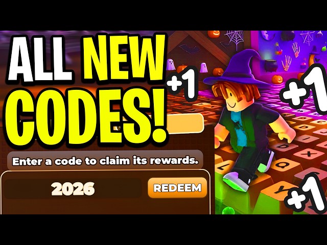 *NEW CODES* ALL CODES FOR +1 SPEED KEYBOARD ESCAPE IN 2026! ROBLOX +1 SPEED KEYBOARD ESCAPE CODES