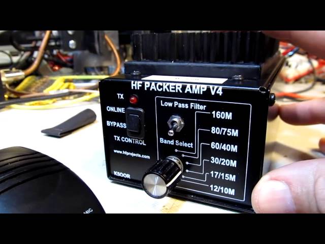 #108: Adding a CW-SSB Mode switch to the HF Packer V4 Amplifier (ham radio)