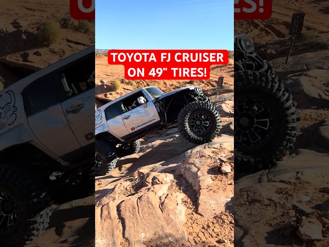 Toyota FJ Cruiser, 49" Tires Epic Day @ Sand Hollow Utah #toyotafjcruiser #49inchtires #rockcrawling