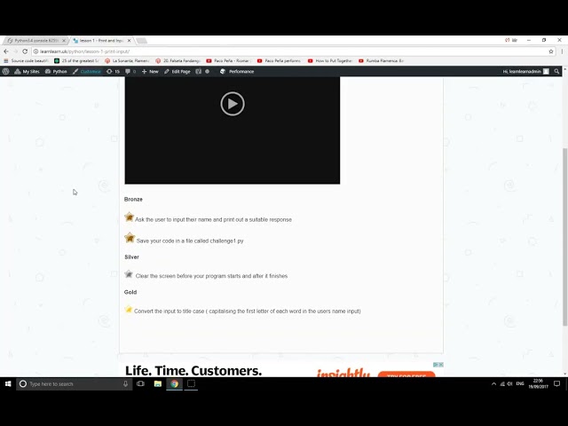 Python Beginner's Course Lesson 1 - Part 1