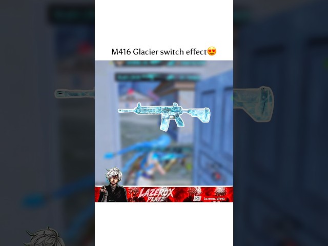 M416 Glacier Switch Effect😍 | #bgmi #switcheffct #pubg #shorts #ytshorts