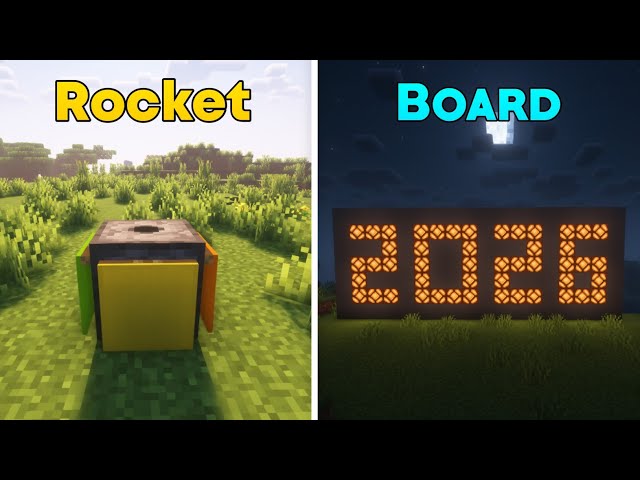 Minecraft New Year Build Hacks [ 2026 ]