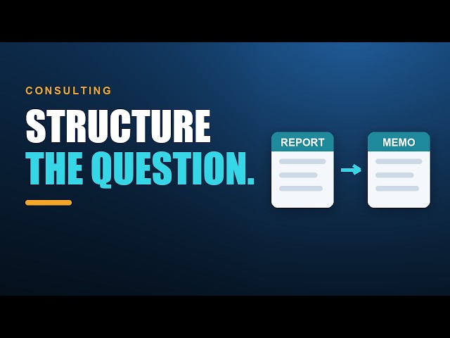Consulting: From Research to an Executive Recommendation