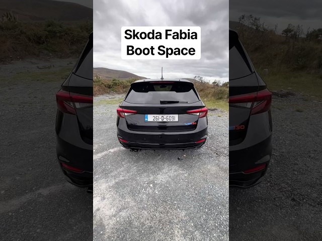 Skoda Fabia Boot Space #skoda #skodafabia