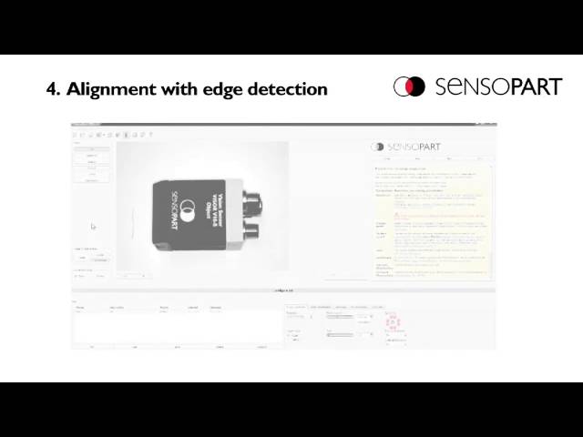 Vision sensor VISOR®: Alignment