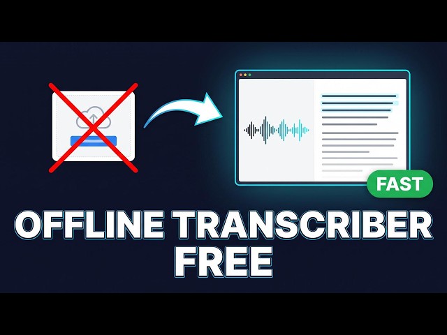 I Transcribe Any Audio Offline Free – You Won't Believe How Fast It Is
