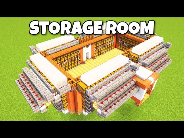 Easy & Silent Copper Golem Storage Room | Minecraft Tutorial