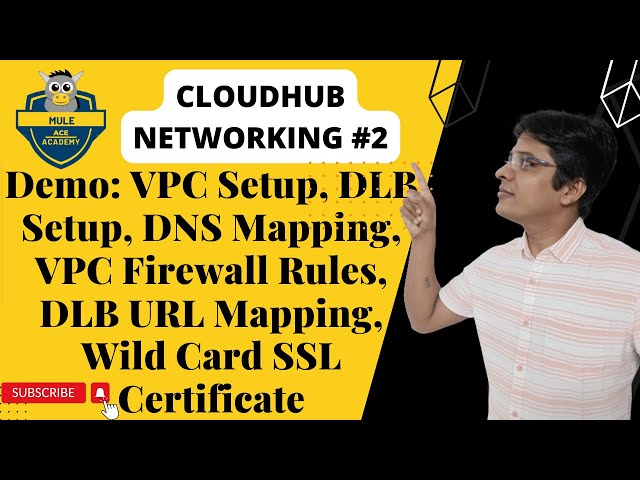 #2: CloudHub Networking | VPC Setup | DLB Setup | URL Mapping | DNS CNAME Mapping | Firewall Rules