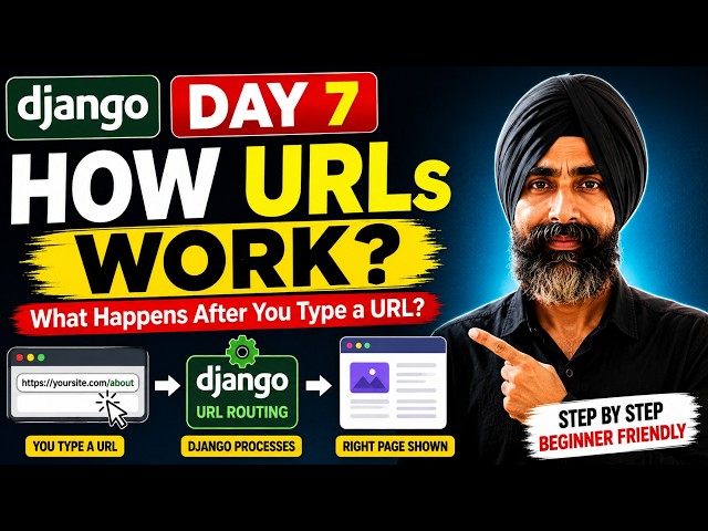 What Happens After You Type a URL? | Django URL Routing Explained (Day 7)