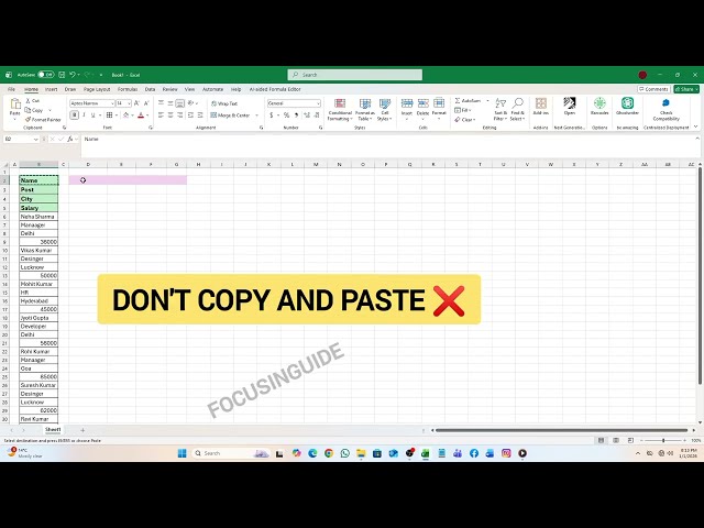 Excel WRAPROWS Formula Explained 😍 | Data Ko Rows Me Convert Karne Ka Smart Trick