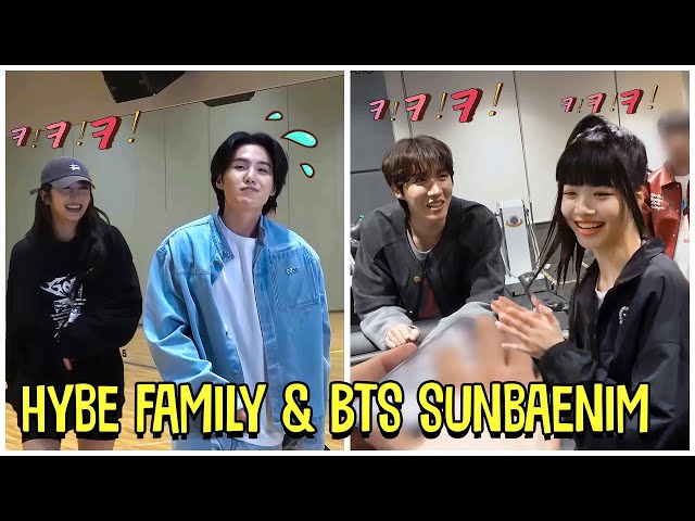 Hybe Family With Their BTS Sunbaenim