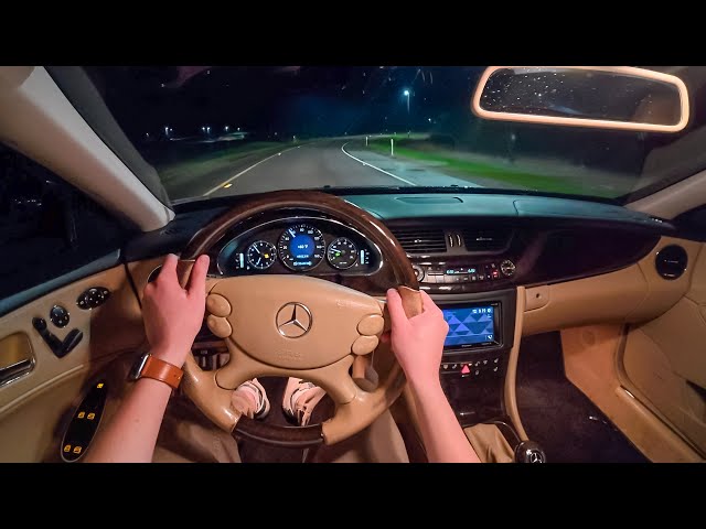 2008 Mercedes-Benz CLS 550 - POV Night Drive (Binaural Audio)