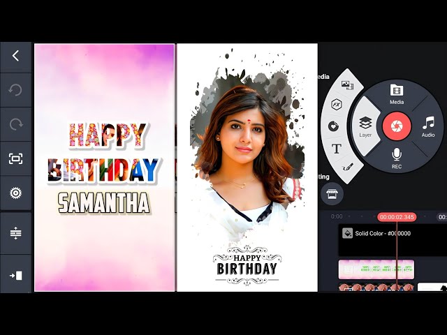 How to Make Birthday Video with Photo in Kinemaster
