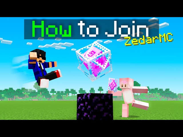 How To Join ANY SERVER on Minecraft Java + Bedrock (ZedarMC)