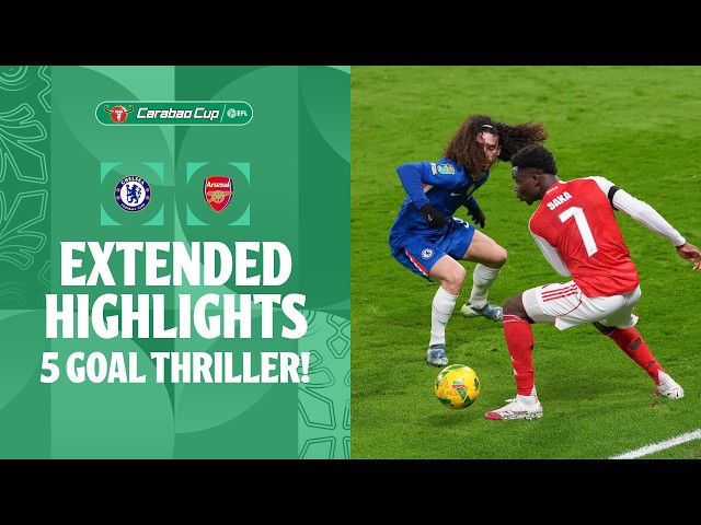 5 GOAL THRILLER! | Chelsea v Arsenal extended highlights