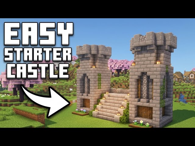 Minecraft : Easy Starter Castle Tutorial