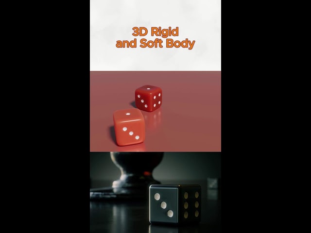 Blender 3D Rigid and Soft Body Test #b3d #blender #blenderanimation