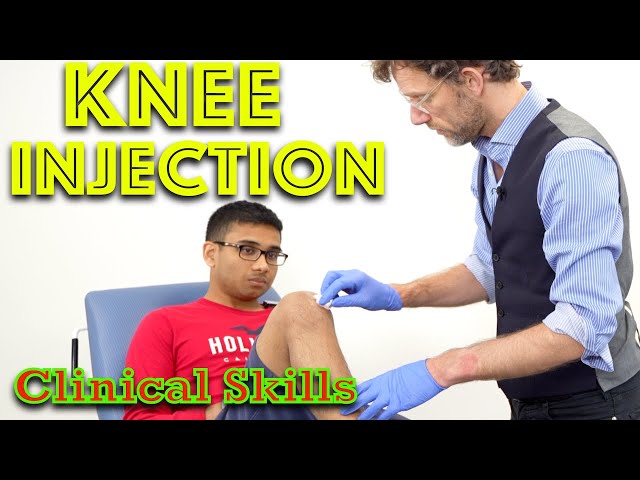 Steroid Knee Injection - Clinical Skills - Dr Gill