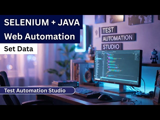 Selenium + Java - Set Data