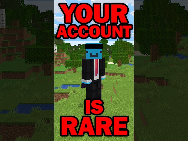 Your Minecraft Account is RARE...