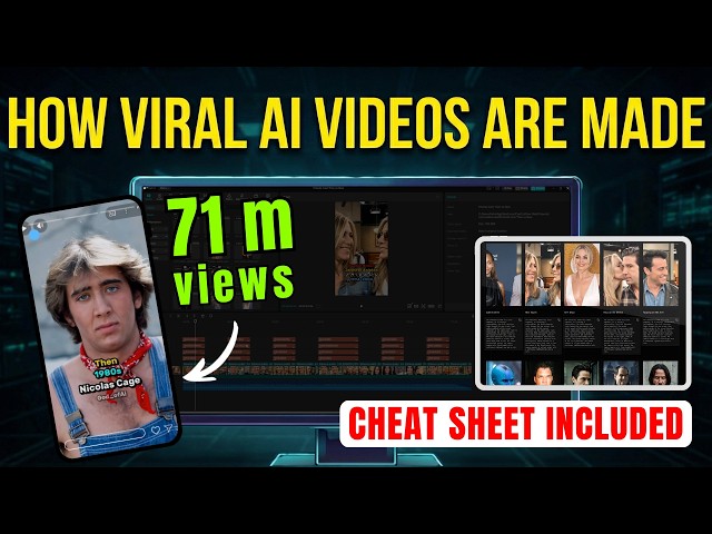 How Viral AI Videos Are Made - The Secret to 1M+ Views - Free Transition Prompt Cheat Sheet