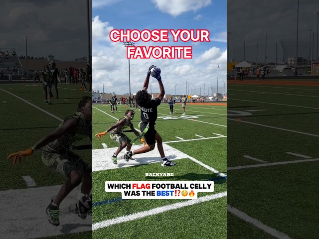 Which Flag Football celly is your FAVORITE⁉️😳🔥 #footballshorts #footballplayer #memes #meme