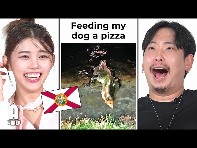 Koreans React to Another Day in Florida!