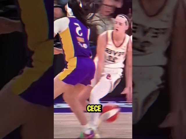 Hamby Tried to Get Physical... so Caitlin Clark Did THIS to Her! #caitlinclark #wnba #shorts