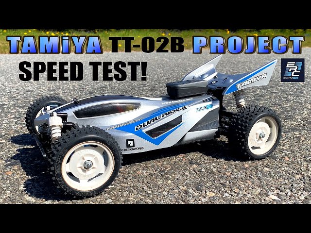 Tamiya TT-02B Project Speed Test: Stock versus Ball bearings & Upgrades from EuroRC (Episode 6)
