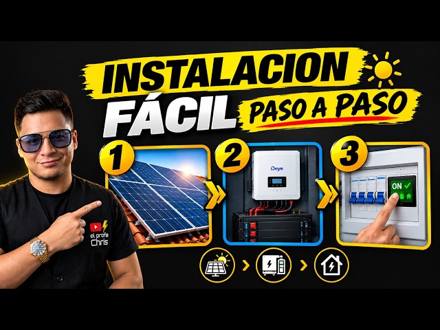 SOLAR PANEL INSTALLATION step by step
