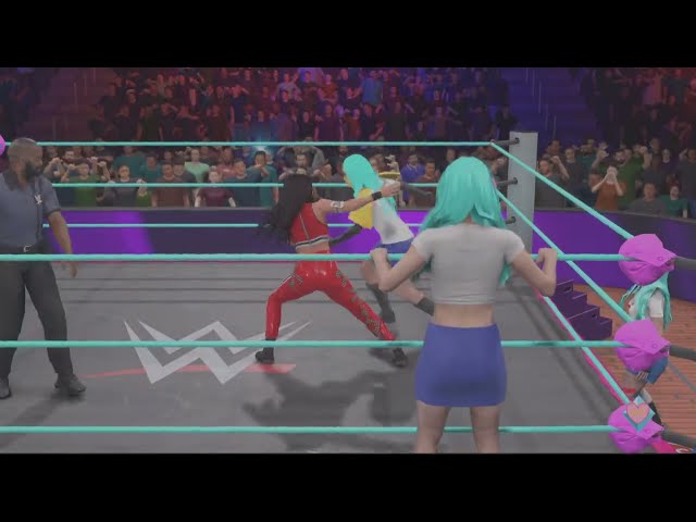 The Bella twins vs skyverse, ko tag