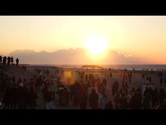 2016.01.01 中田島砂丘の初日の出タイムラプス