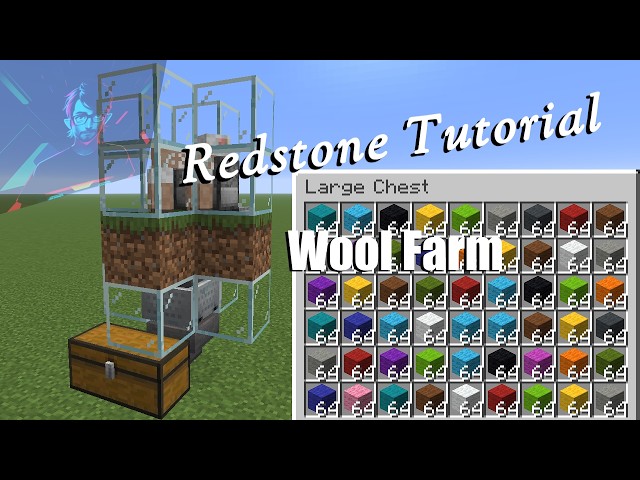 Simple Wool Farm | Minecraft Tutorial