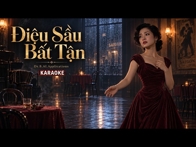 Điệu Sầu Bất Tận | KARAOKE TONE NU | Bản Tango Đoạn Trường
