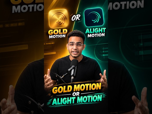 Golden Motion vs Alight Motion: Which is Better? || Nitin3.0v
