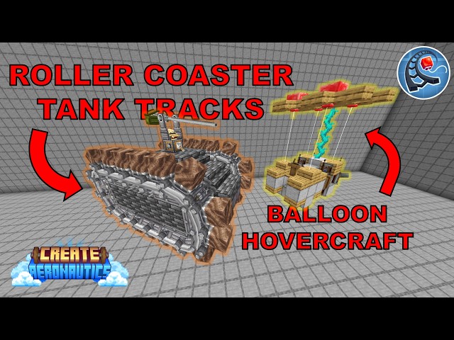 Making anything BUT a roller coaster with Create: Coasters Simulated | Minecraft Create Aeronautics