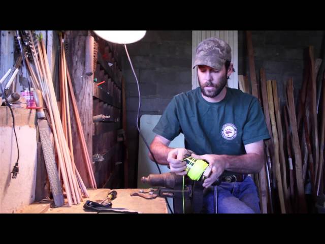 Making a simple bowfishing reel