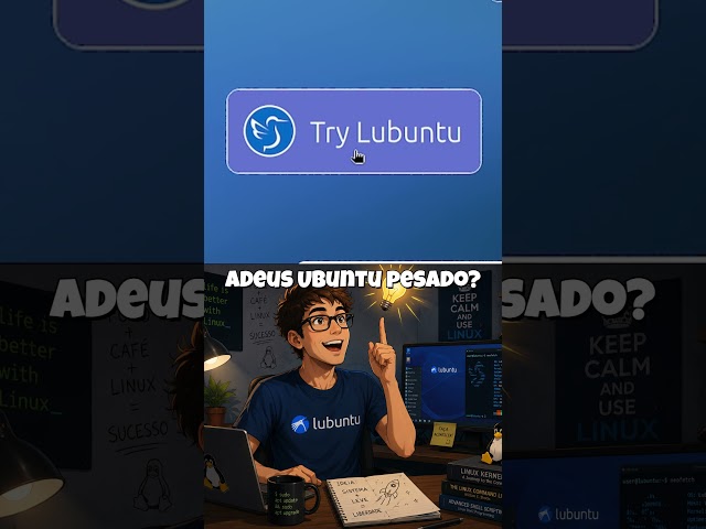Ubuntu Linux era pesado demais… então criaram o Lubuntu 😳
