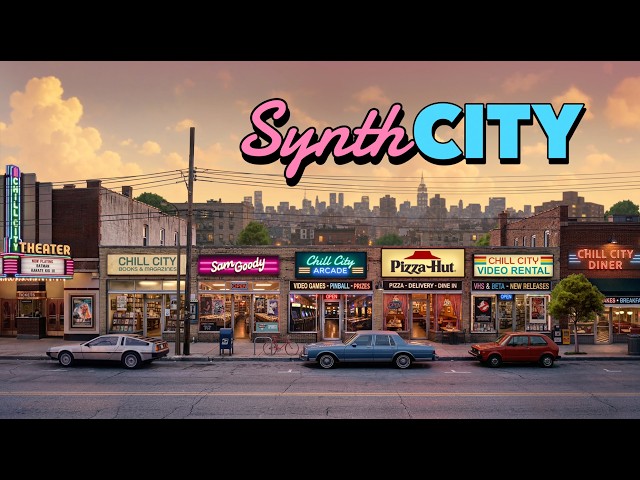 🎹 Synth City | A Nostalgic Friday Night In The 80s Ambiance | Retro Synthwave & Retrowave Vibes