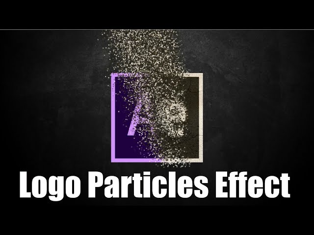 After Effect Logo Particles Effect Tutorial | Particles logo trapcode Particular Effects