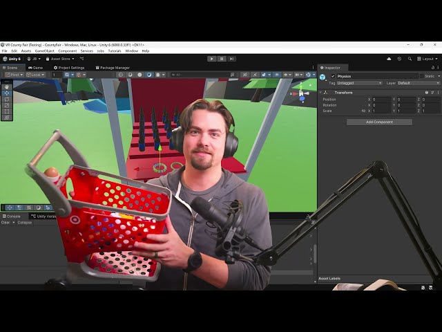 Building a VR ring toss game