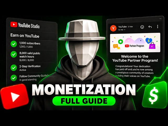 How To Monetize YouTube Channel in 2026 | Complete Monetization Process