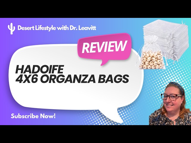 Product Review: These organza bags are small biz + party essentials!