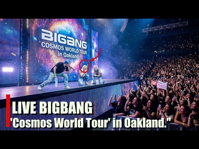 LIVE BIGBANG WORLD TOUR AT OAKLAND! G-Dragon, Taeyang,and Daesung rocked the stage with this.