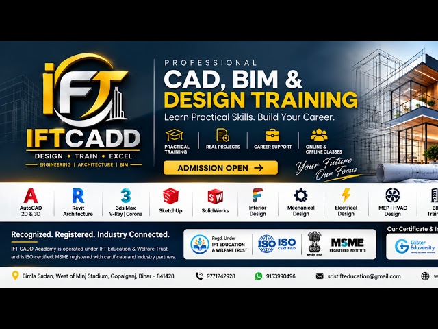 IFT CADD Academy | CAD, BIM & Design Training Since 2006