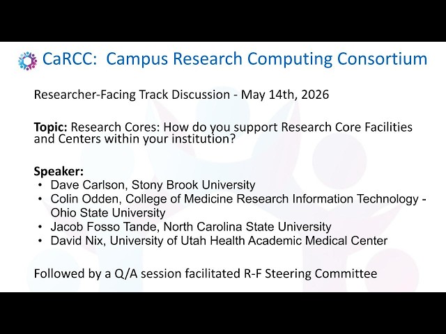 2026-06-14 Researcher-Facing Call: Supporting Research Core Facilities