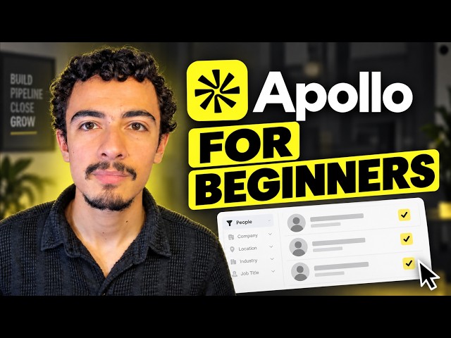 How To Use Apollo.io For Beginners (2026 Full Tutorial)